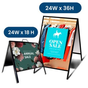 A Frame Sign with stand